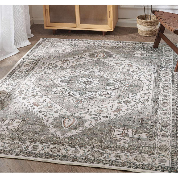 Bungalow Rose Gray Taupe Rug Wayfair